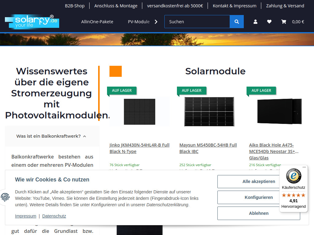 Website von solarfy® in Oschersleben