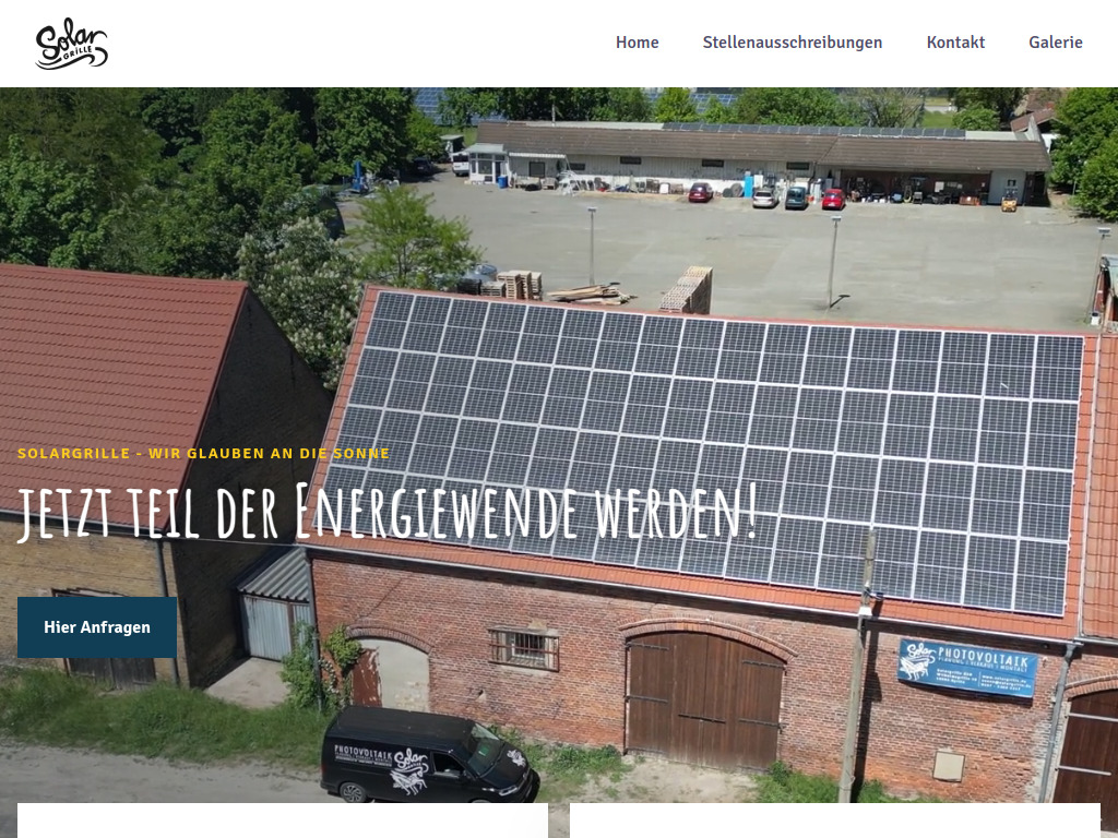 Website von Solargrille eGbR in Kyritz