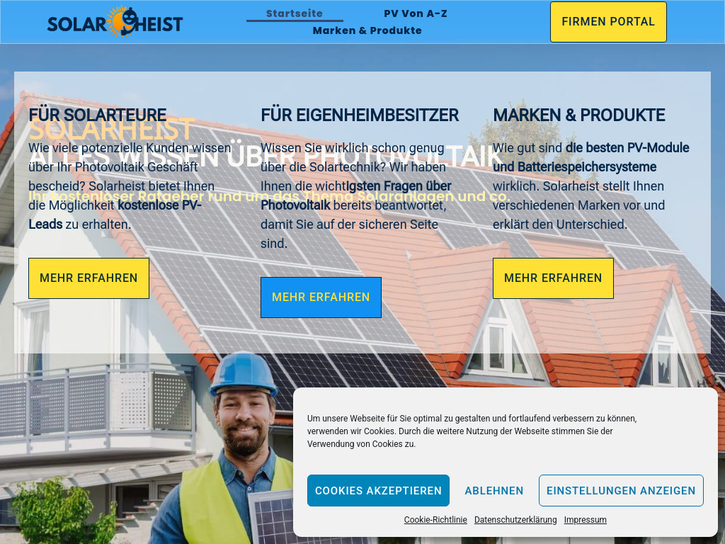 Website von Anthony Etugbo in Mering