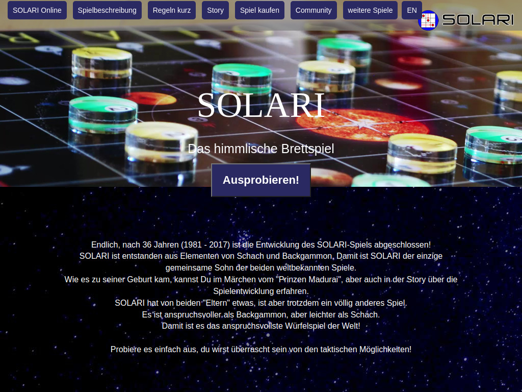 Website von Sprachportal und Spiele in Rosengarten