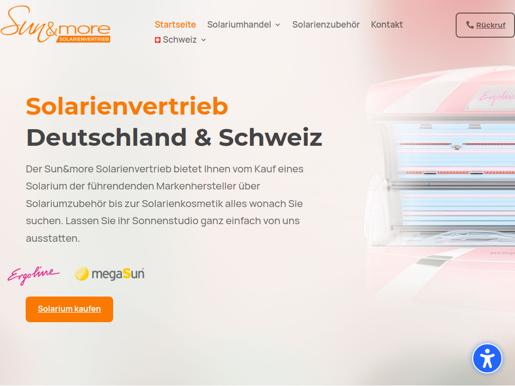 Website von Sun&more GmbH in Birkenfeld