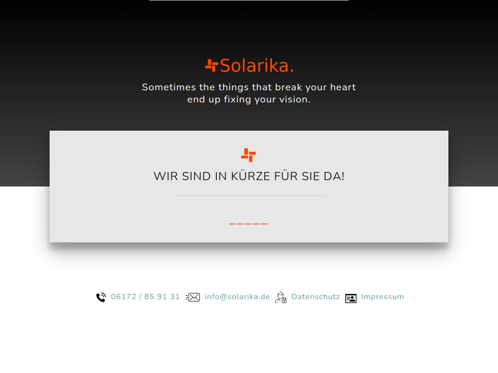 Website von Solarika in Bad Homburg v.d.Höhe