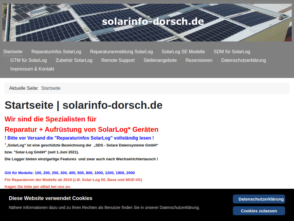 Website von H. Dorsch - Informatica F. Dorsch in Costa Calma
