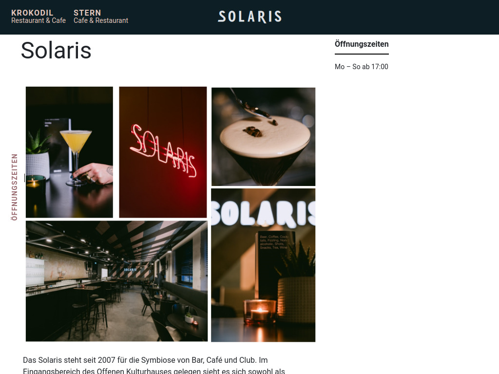 Website von Moviemento Gaststätten- und Betriebs Ges.m.b.H in Linz