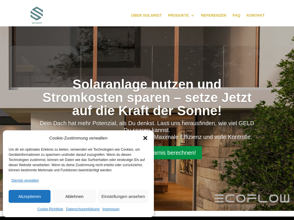 Website von Solarist.de GmbH in Berlin