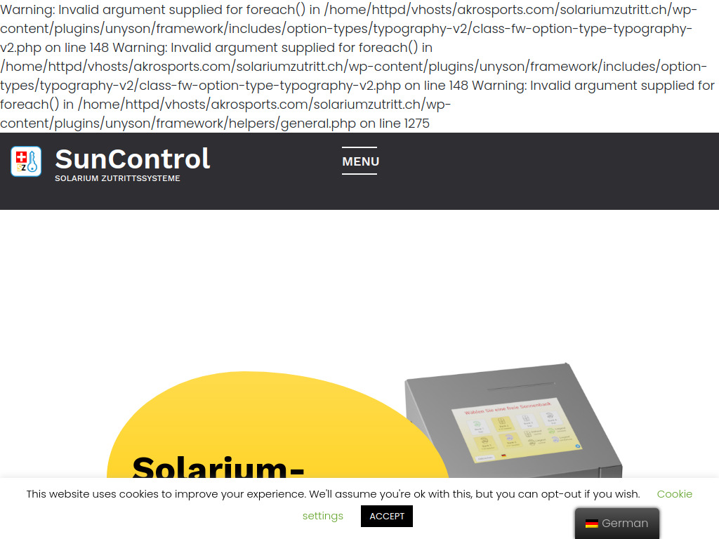 Website von Akrodyn GmbH in Zürich