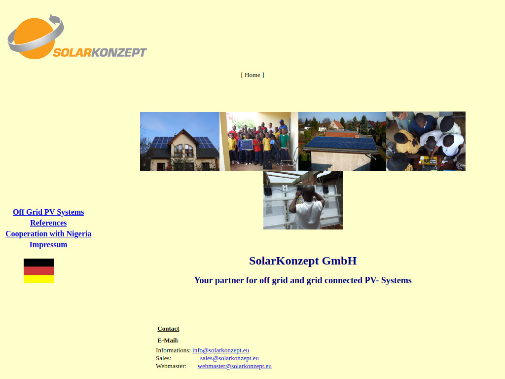 Website von SolarKonzept GmbH in Berlin