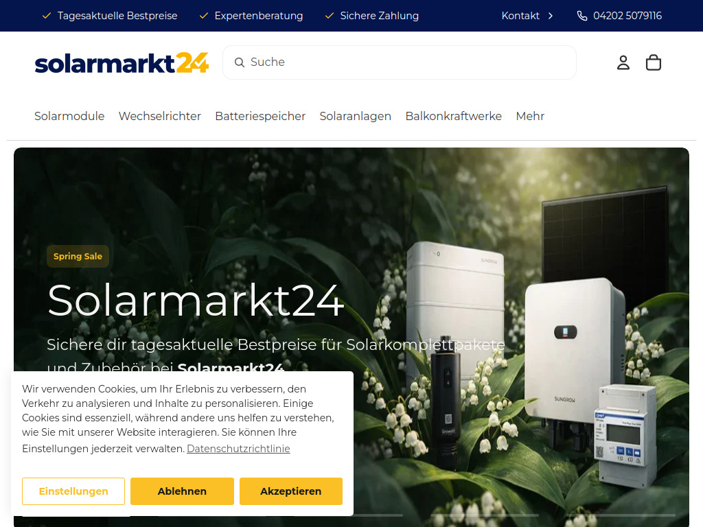 Website von Kleines Kraftwerk DE GmbH in Achim