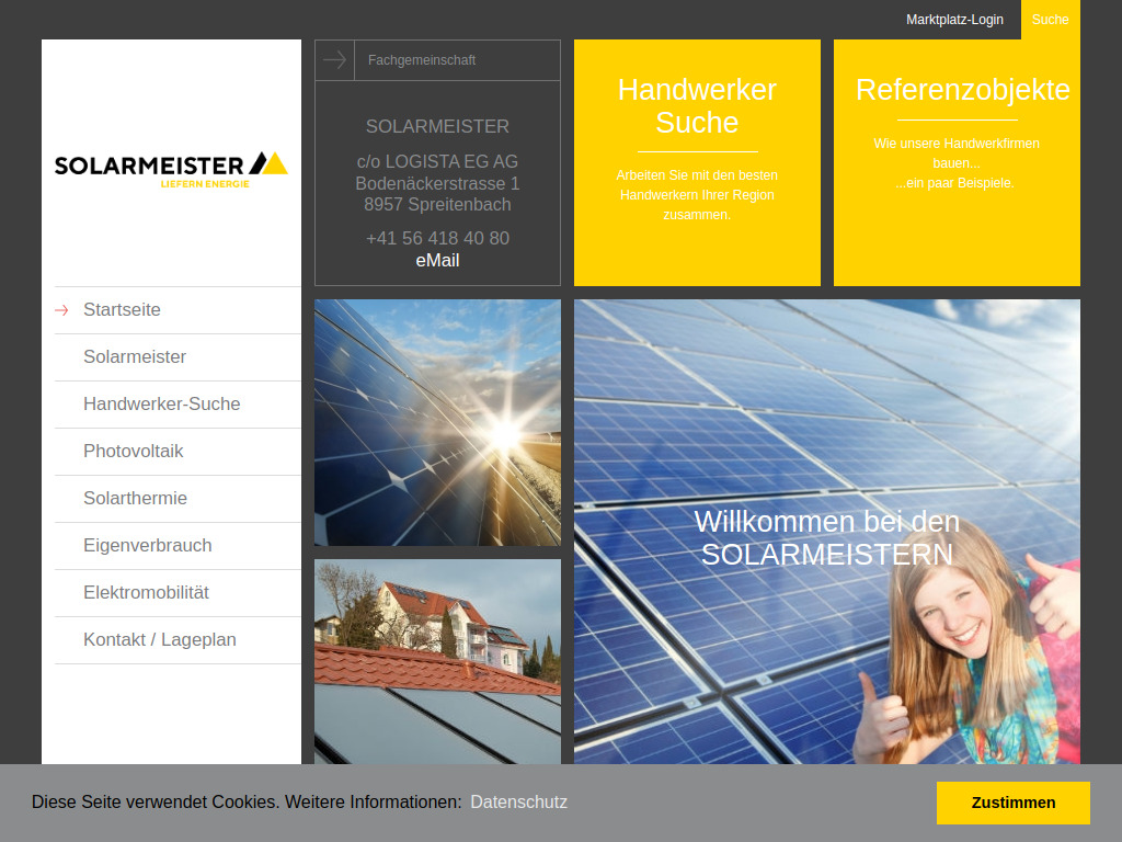 Website von Die LOGISTA EG AG in Spreitenbach