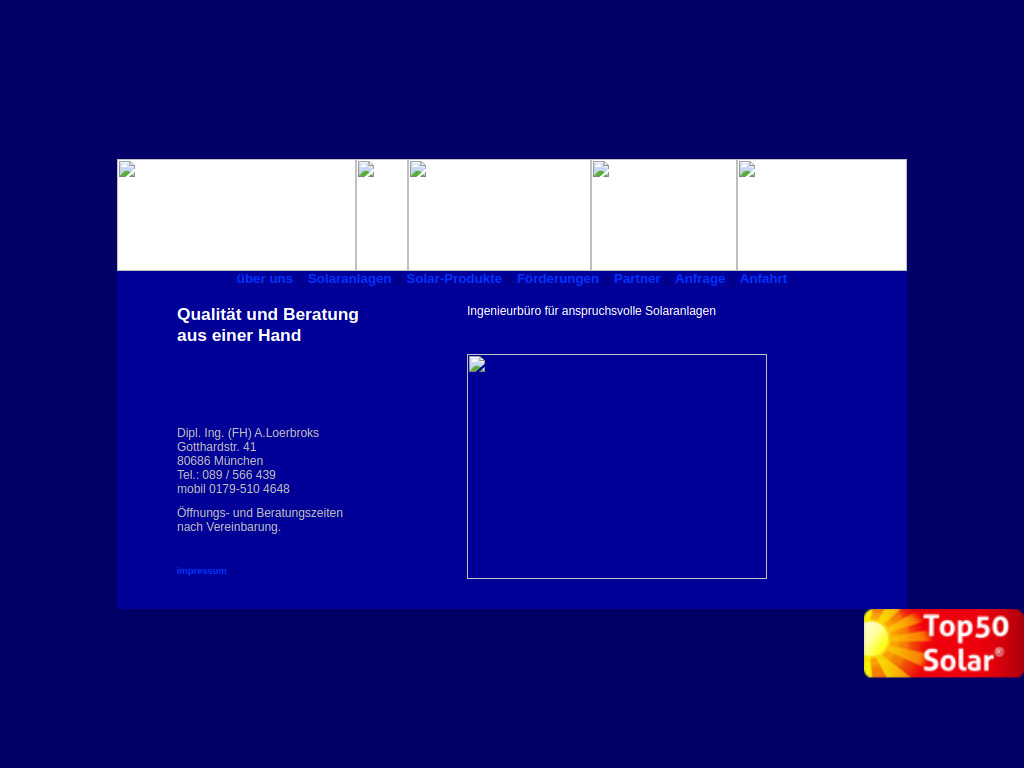 Website von SolarMio in Dornach