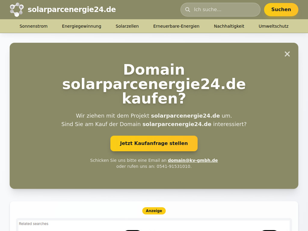 Website von KV GmbH in Osnabrück