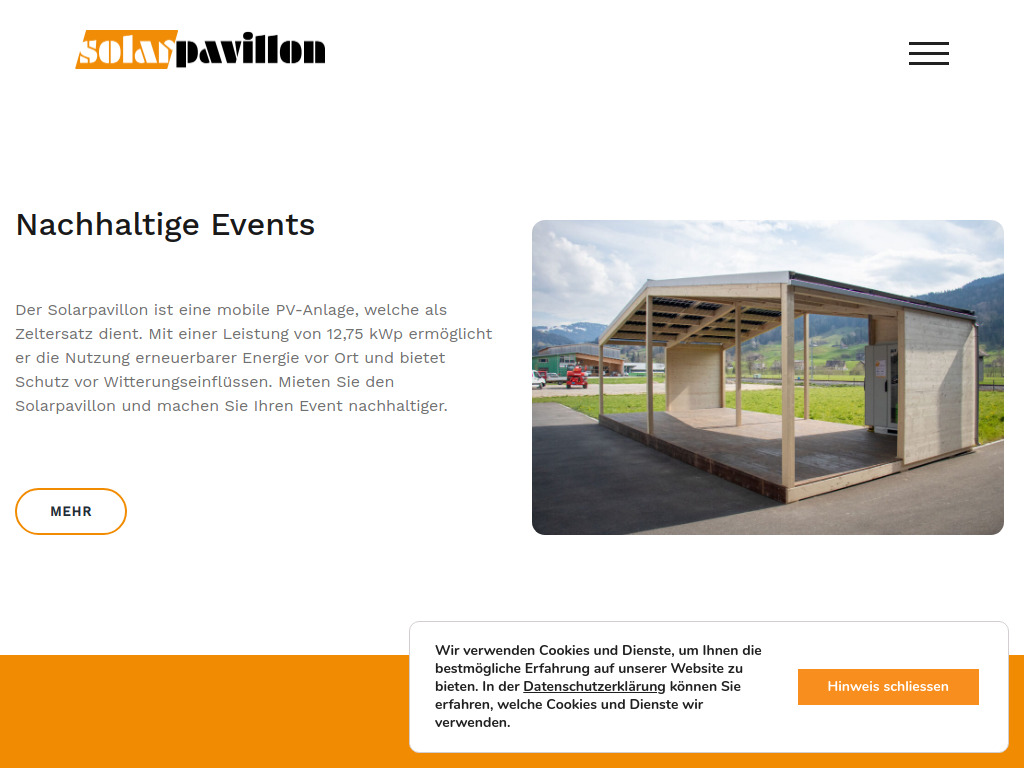 Website von energietal toggenburg in Wattwil