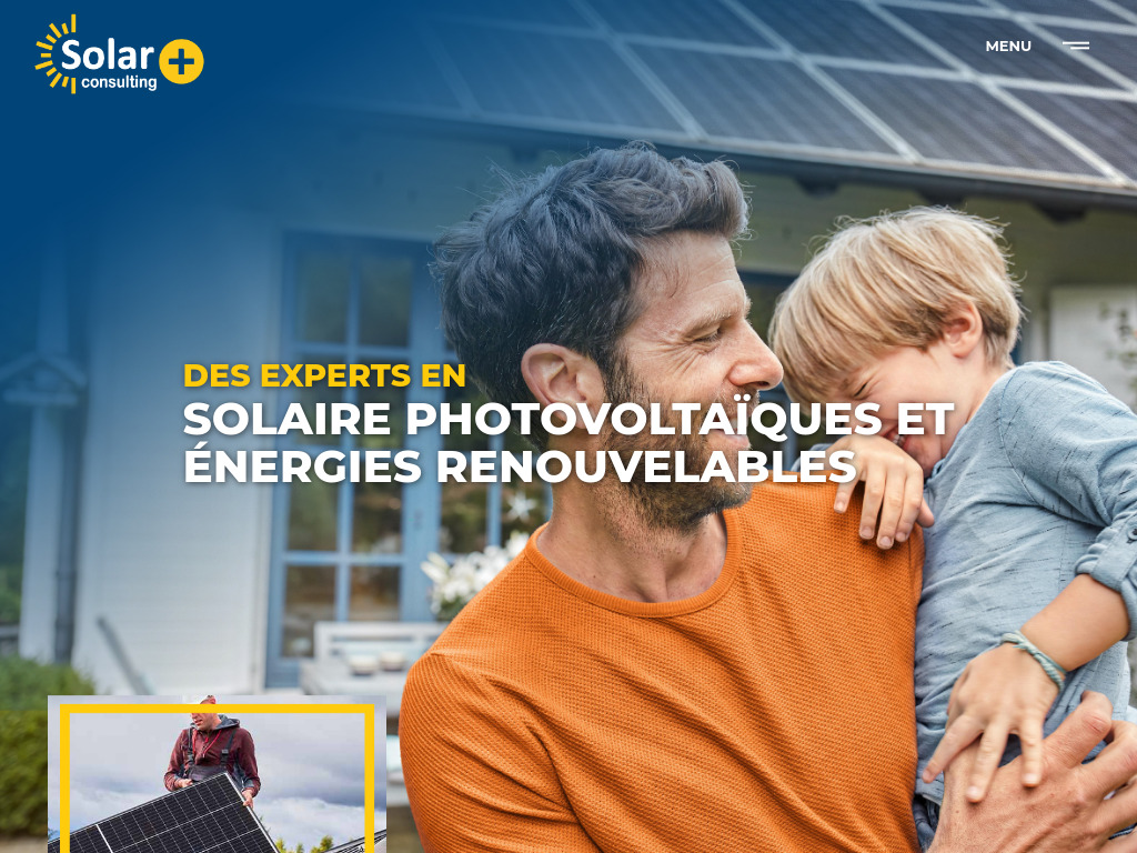 Website von SOLAR PLUS CONSULTING in Panneaux posés