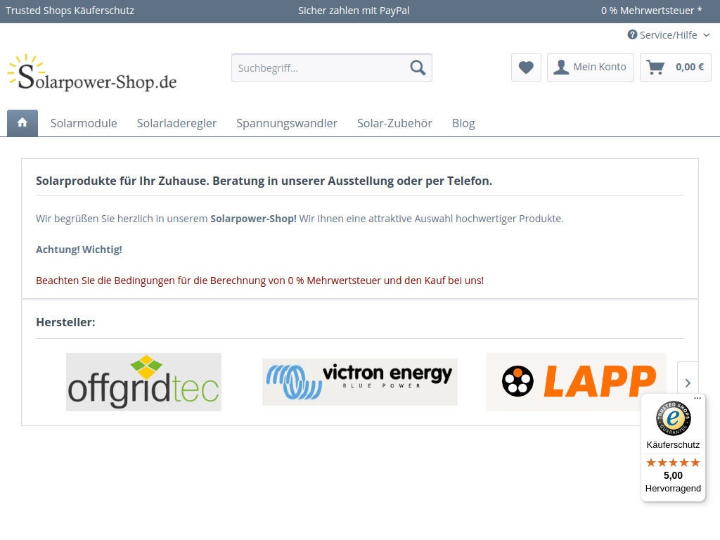 Website von Artur Blömker e. K. in Braunschweig