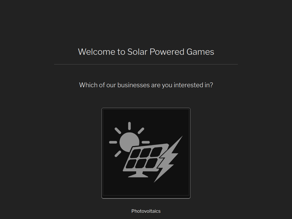 Website von Solar Powered Games GmbH in Langenargen
