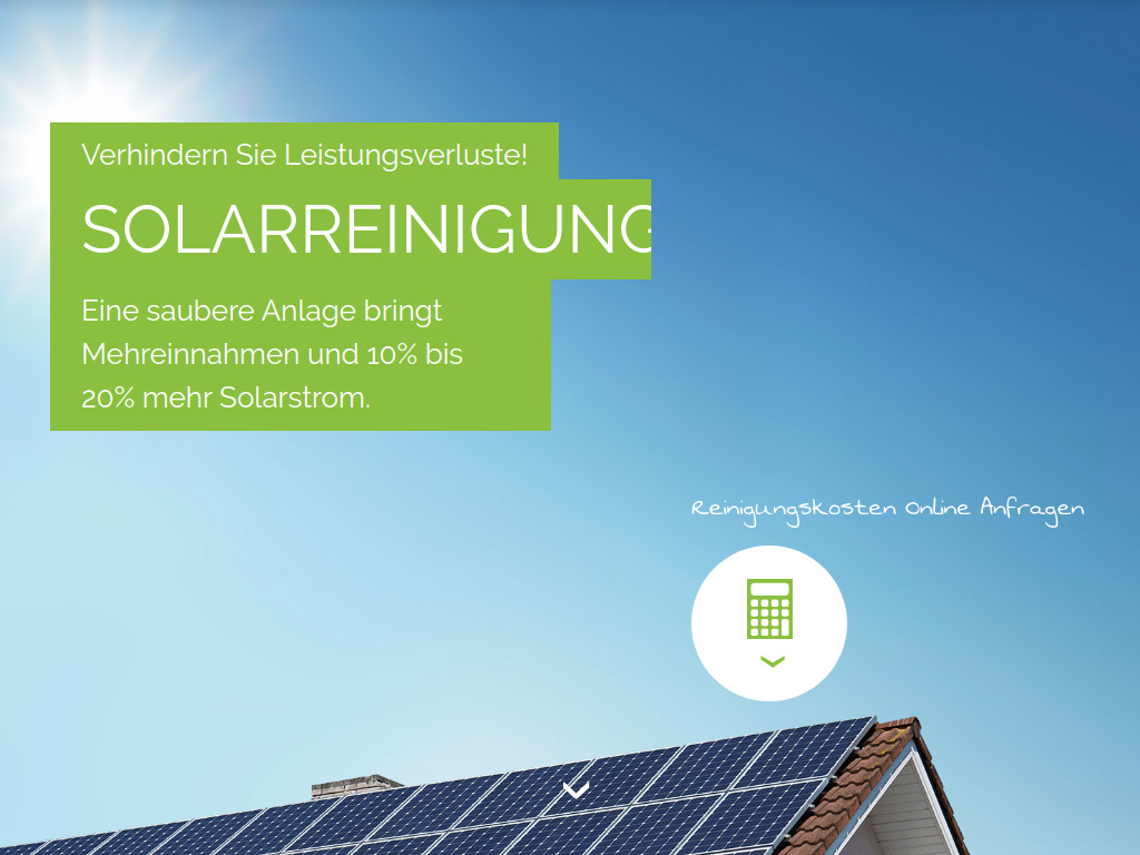 Website von Schnidrig Reinigungen in Spiez