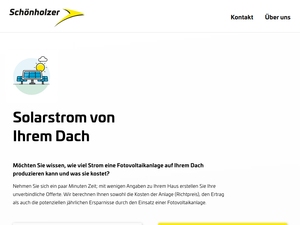 Website von Schönholzer AG in Chur
