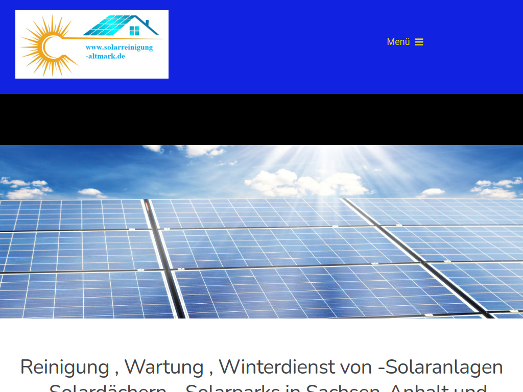 Website von Maik Timm Hausmeisterservice in Salzwedel