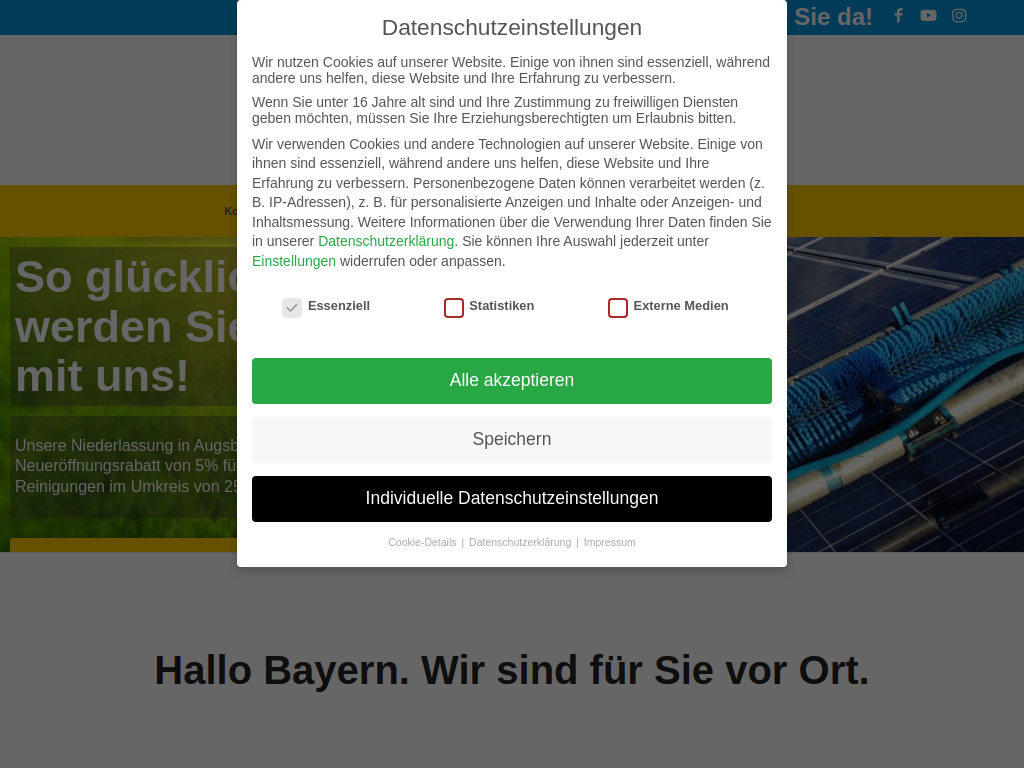 Website von Solar PLUS Cleaning in Dessau-Roßlau