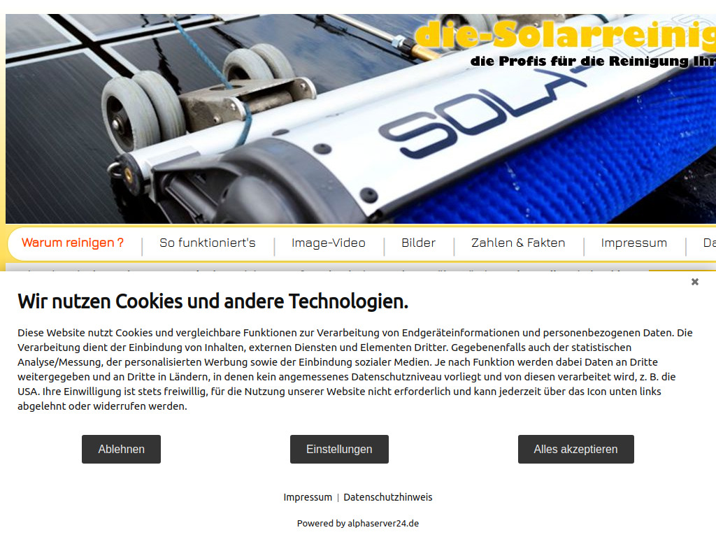Website von Köhnke Dienstleistungen GmbH in Hildburghausen
