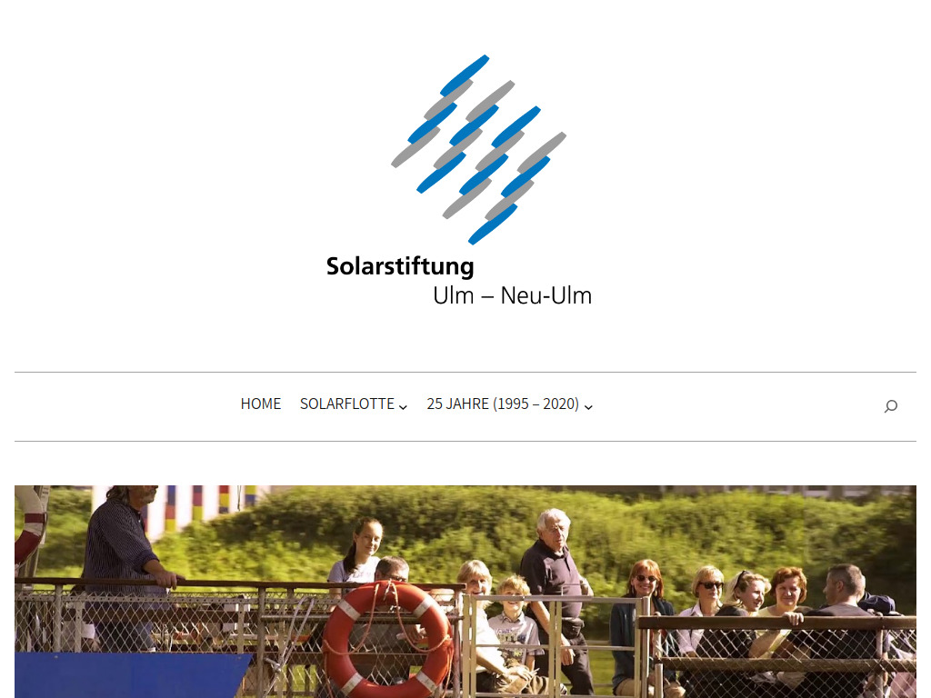 Website von Solarstiftung Ulm/Neu-Ulm in Ulm