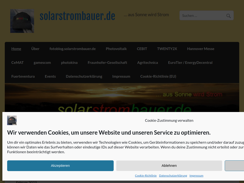 Website von Helmut Thomas in Marsberg