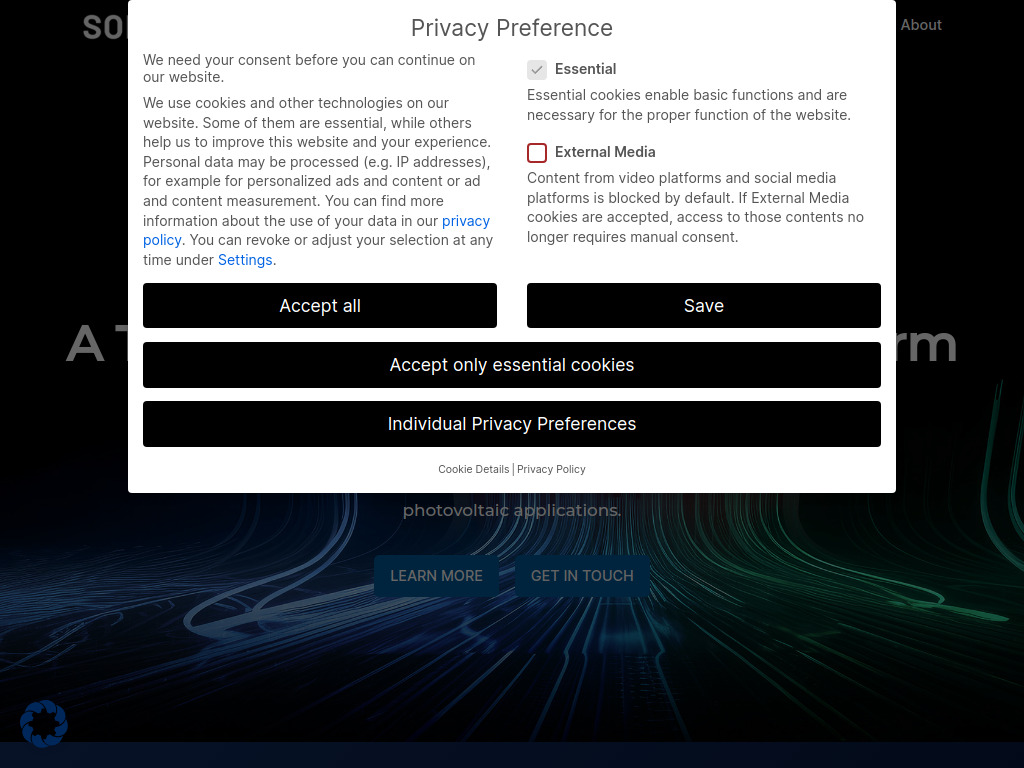 Website von Forschungszentrum Jülich in Jülich