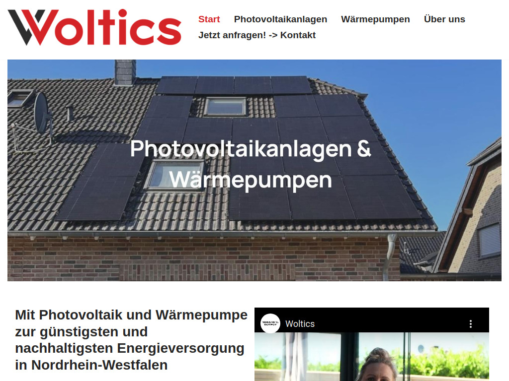 Website von Woltics GmbH in Köln