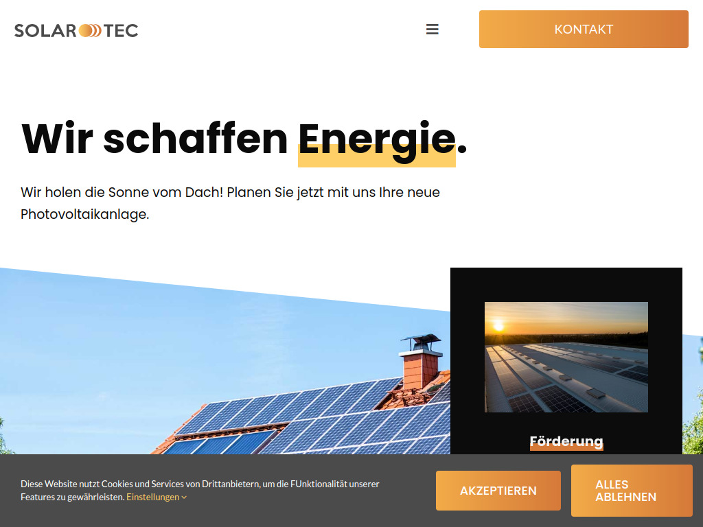 Website von Dach und Wand Dämmtechnik AG in Stansstad