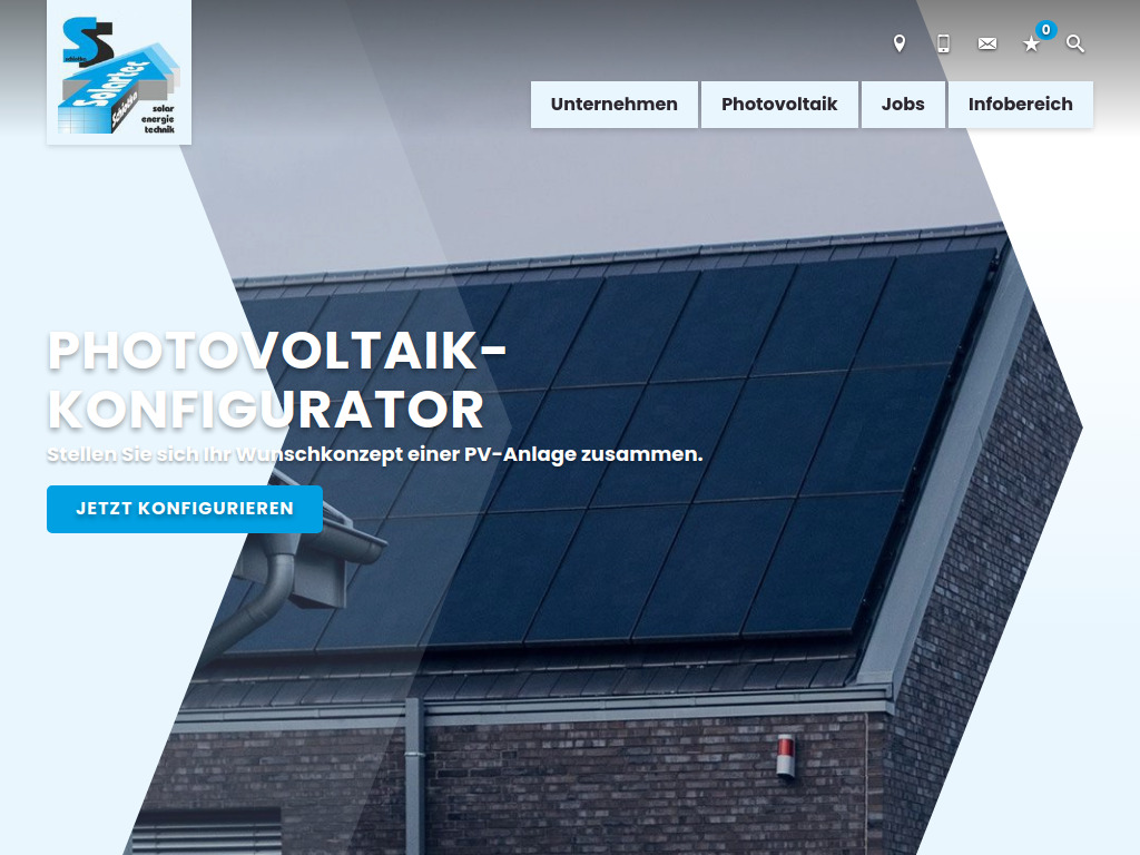 Website von Solartec Energie-Systeme in Iserlohn