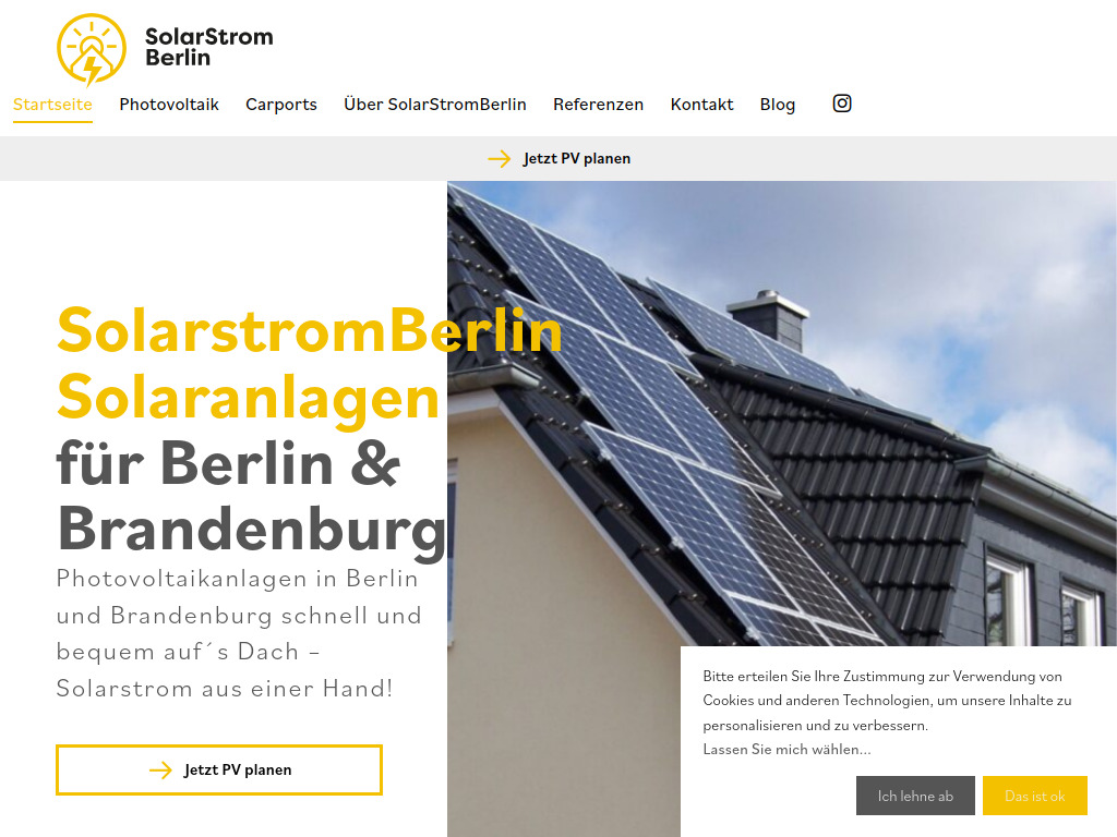 Website von Energieweise Ingenieur GmbH in Berlin
