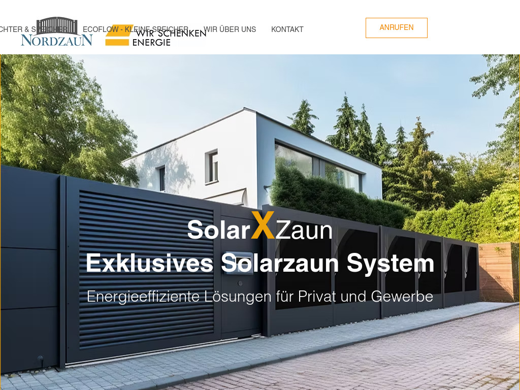 Website von Nordzaun, Dipl. Ing. Torben Suhr in Rosengarten