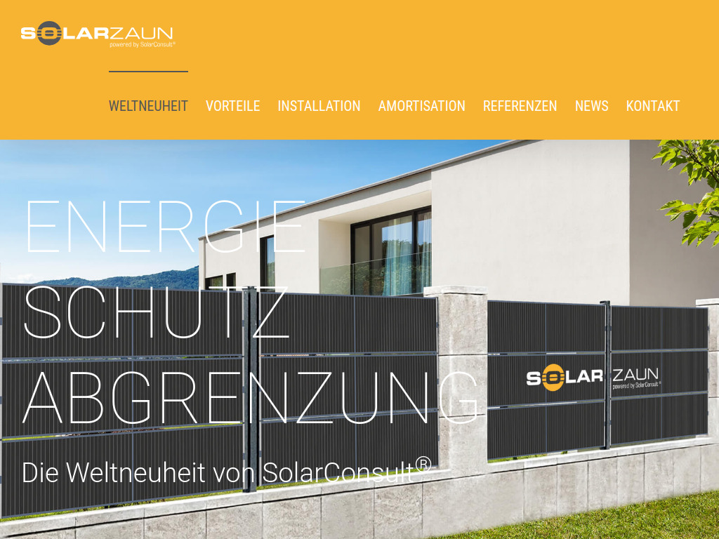 Website von SolarConsult AG in Freiberg am Neckar
