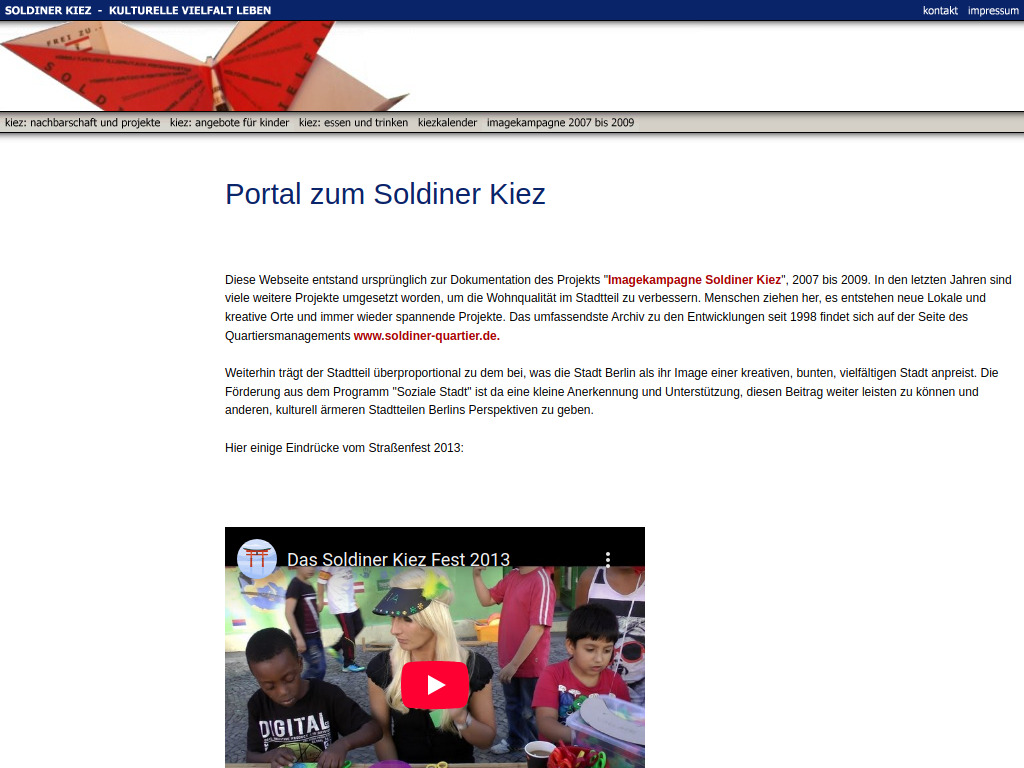Website von Kerstin Kaie in Berlin