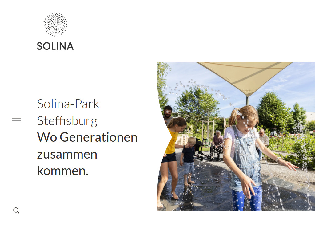 Website von Stiftung Solina in Steffisburg