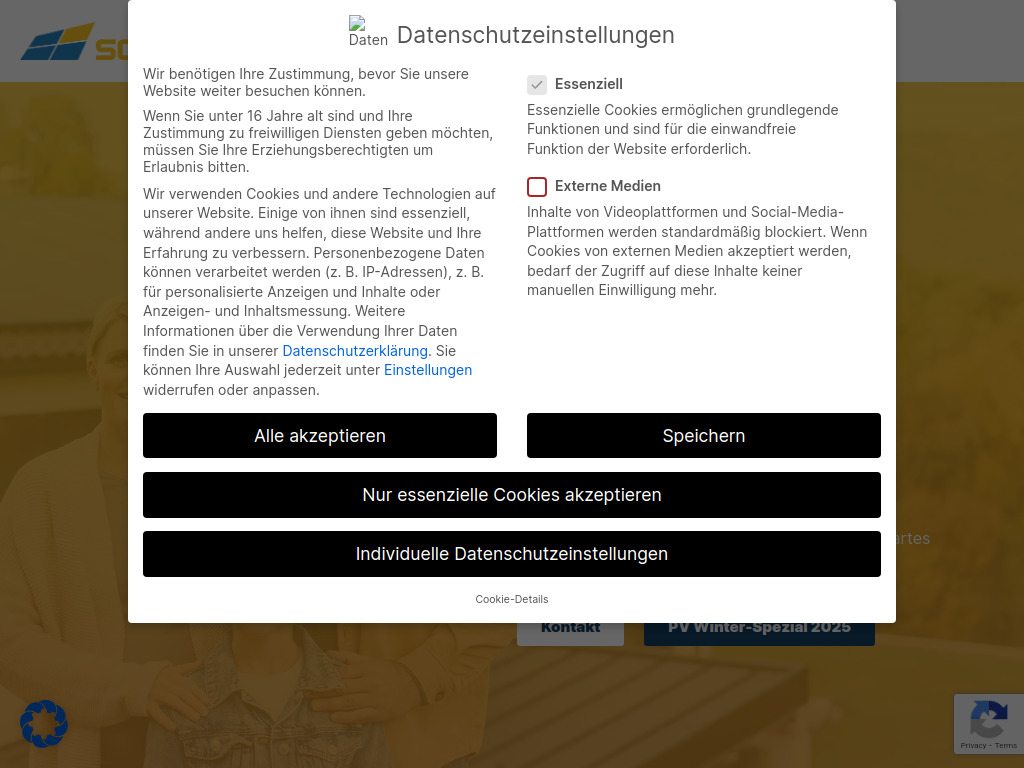 Website von Sonnvolt GmbH & Co. KG in Ludwigsfelde