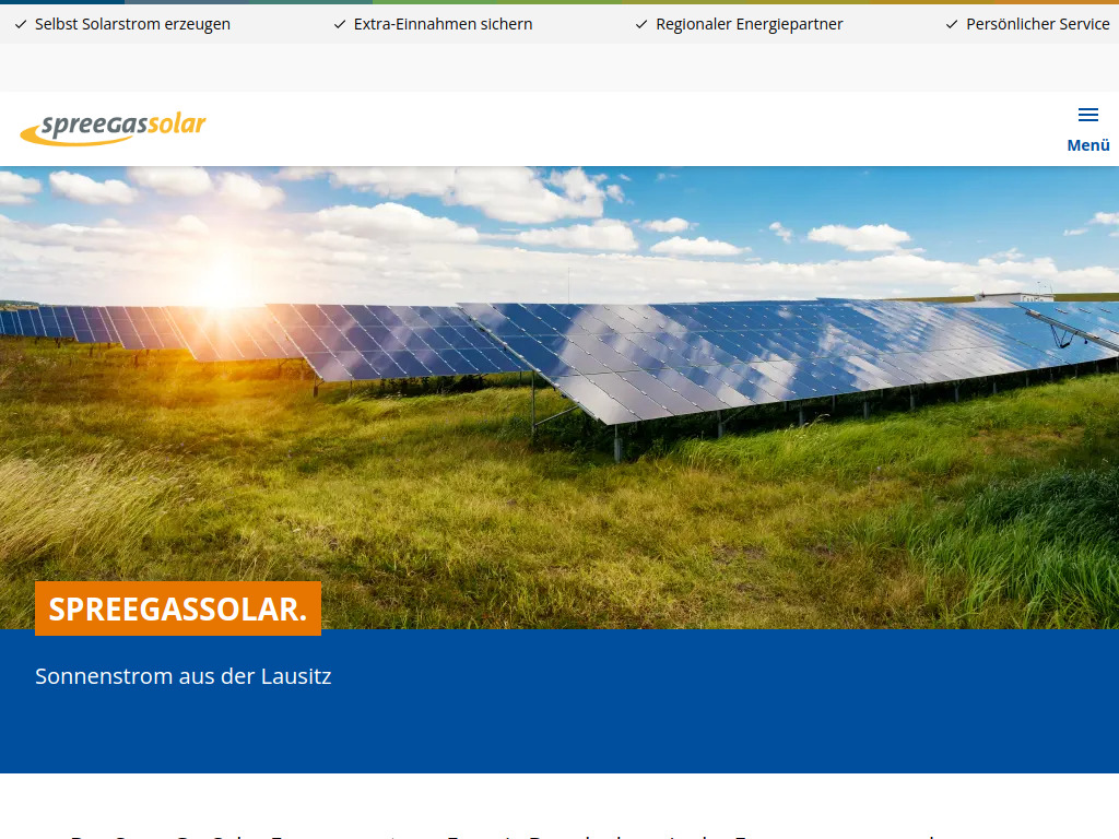 Website von EMB Energie Brandenburg GmbH in Michendorf