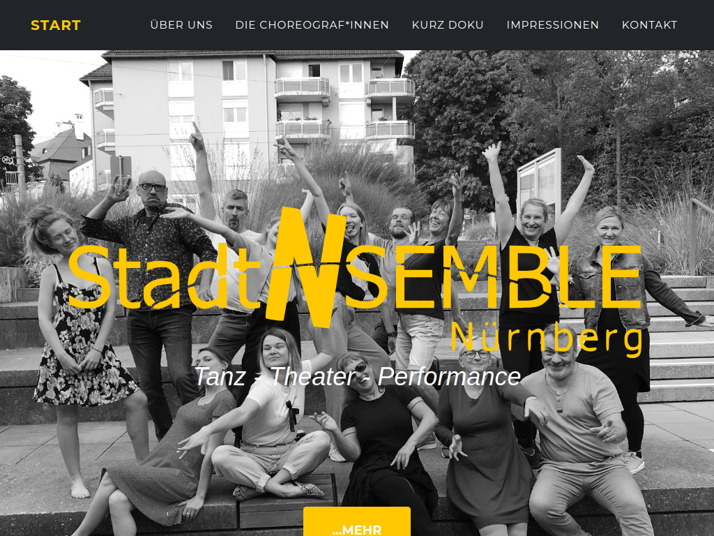 Website von StadtNsemble Nürnberg e.V in Nürnberg