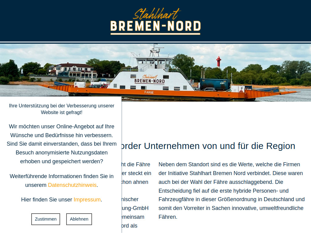 Website von Marinetech Edelstahlhandel GmbH & Co. KG in Bremen