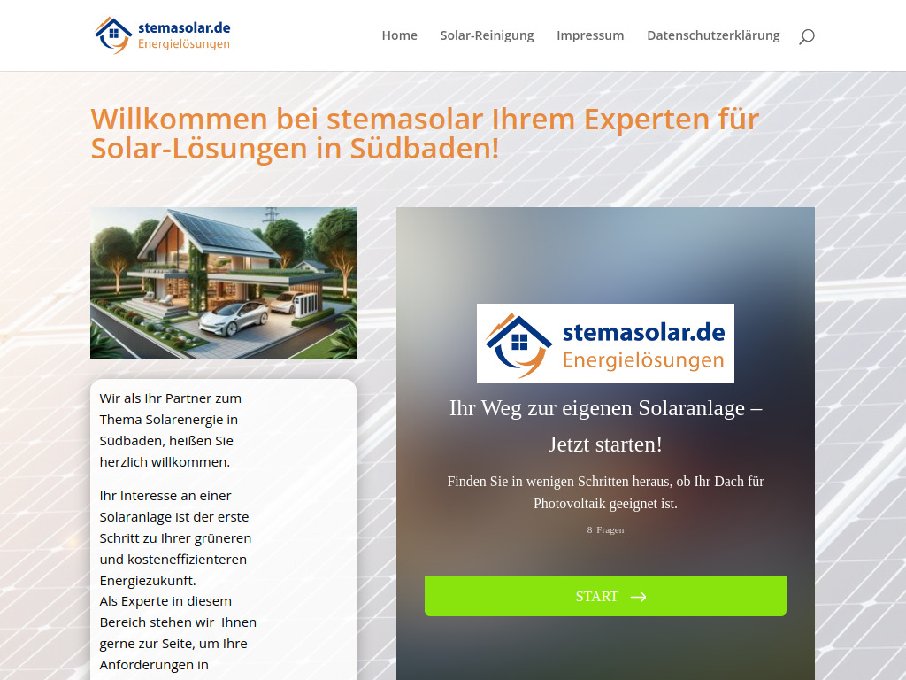 Website von stemasolar.de