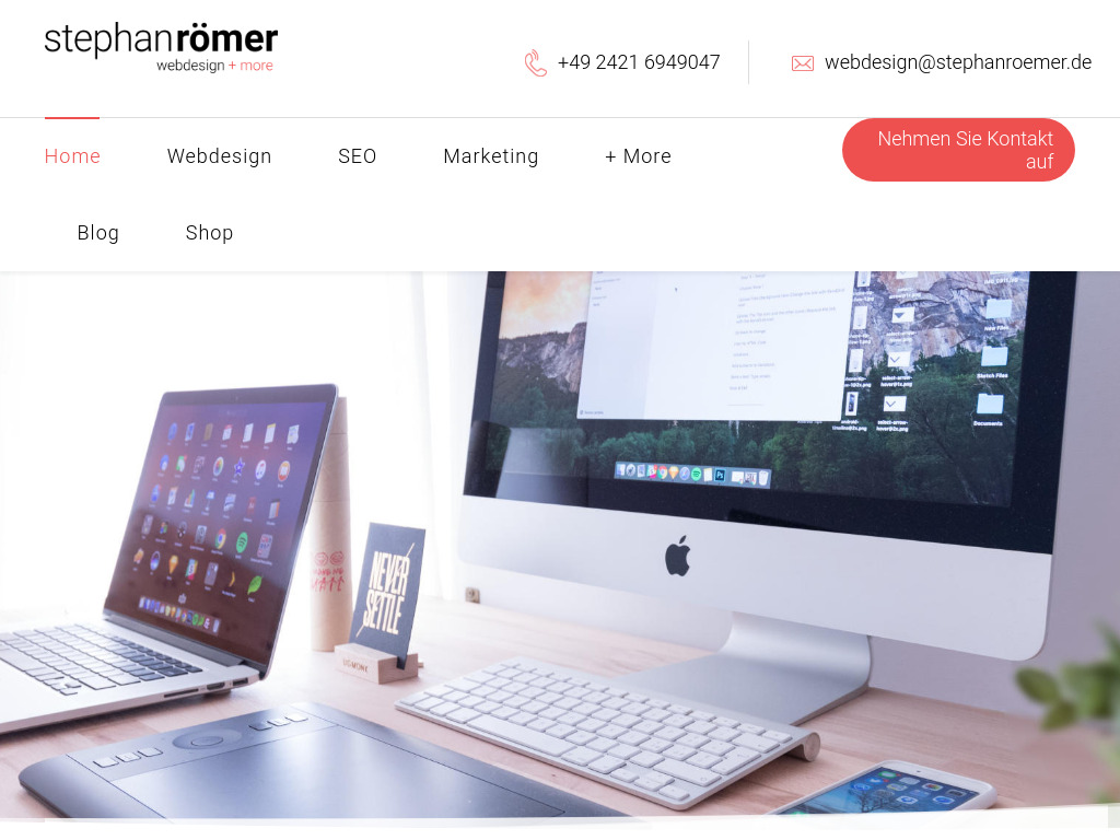Website von Stephan Römer in Düren