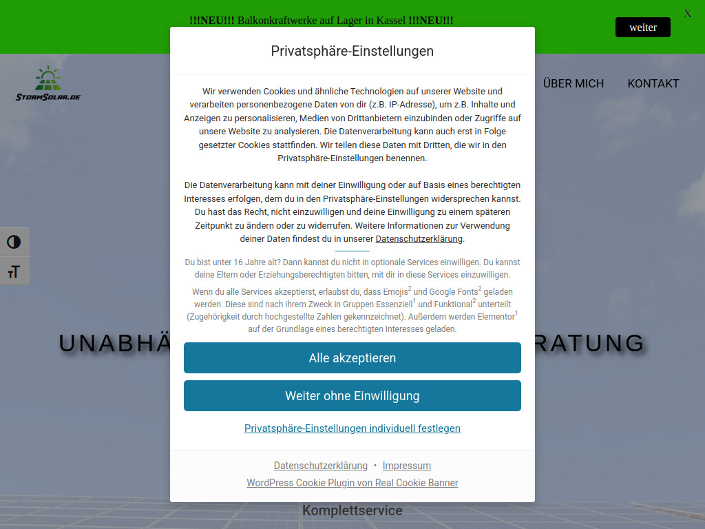 Website von Lars Storm in Kassel