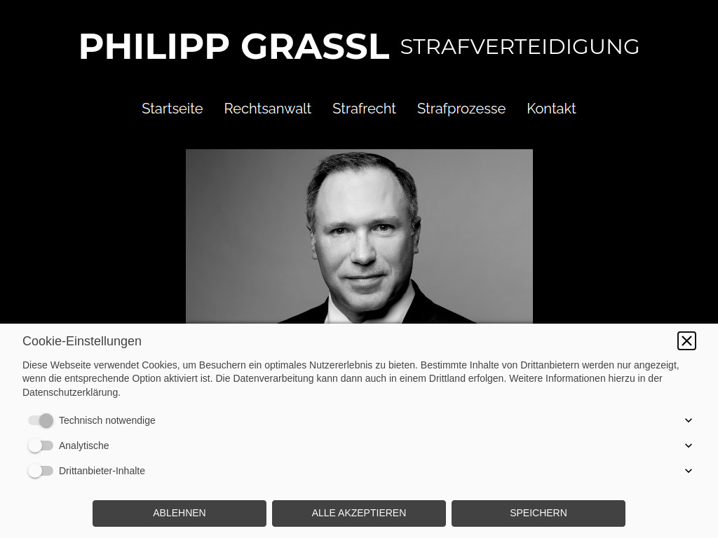 Website von Philipp Grassl in Koblenz