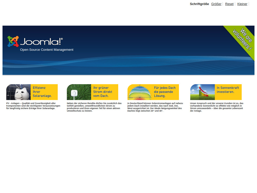 Website von Straubinger Solar - Photovoltaik einfach unkompliziert! - Startseite