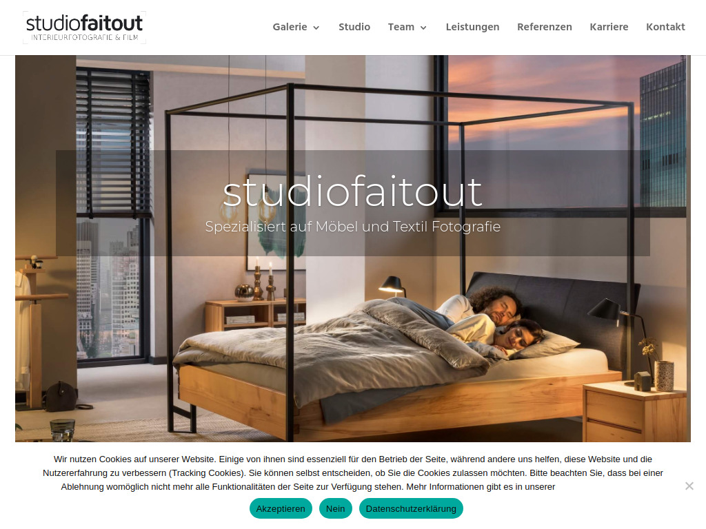 Website von Studio Faitout GmbH in Melle