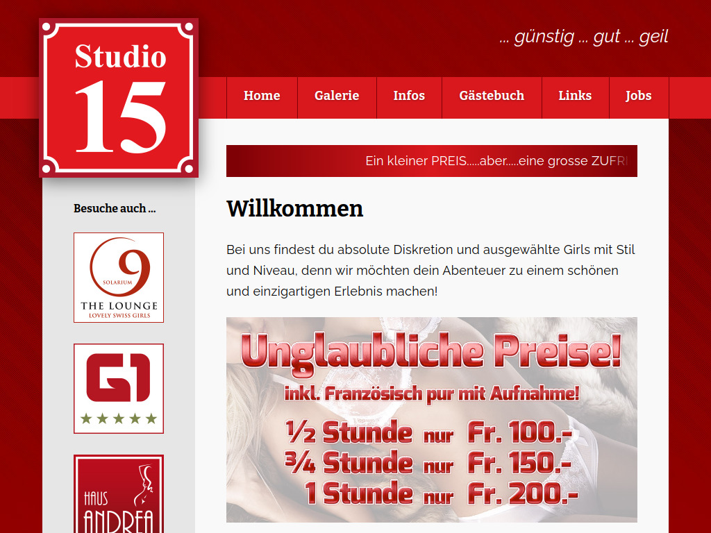 Website von Studio 15