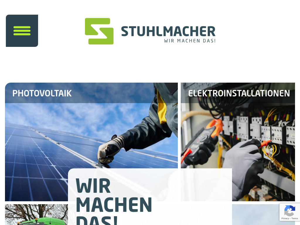 Website von Stuhlmacher Solartechnik GmbH in Salzhausen
