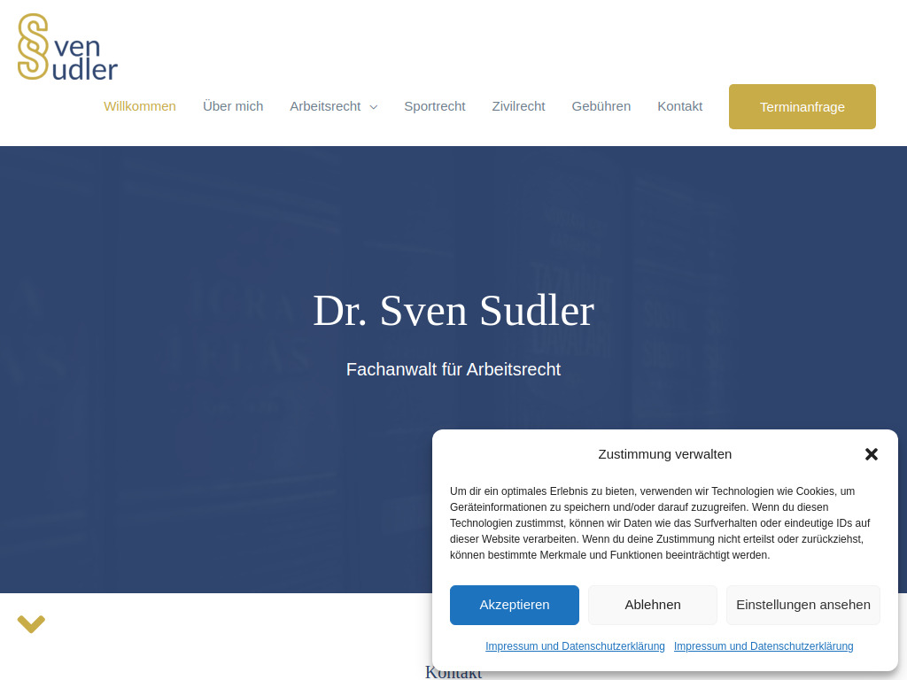 Website von Dr. Sven Sudler in Rockenberg