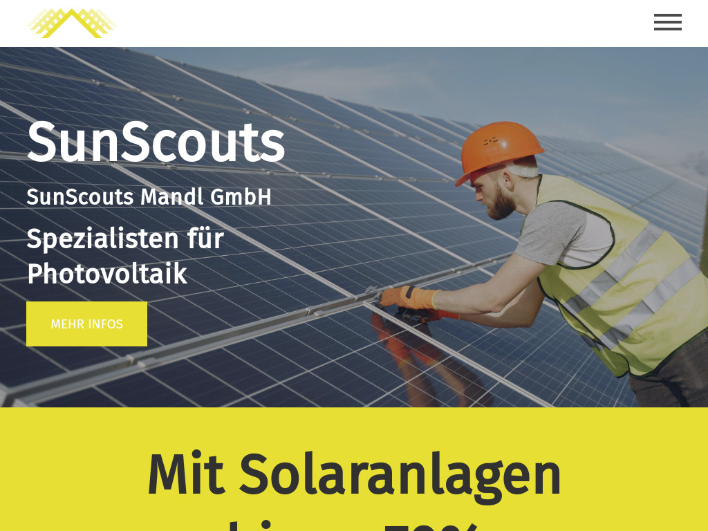 Website von SunScouts Mandl GmbH in Altenburg