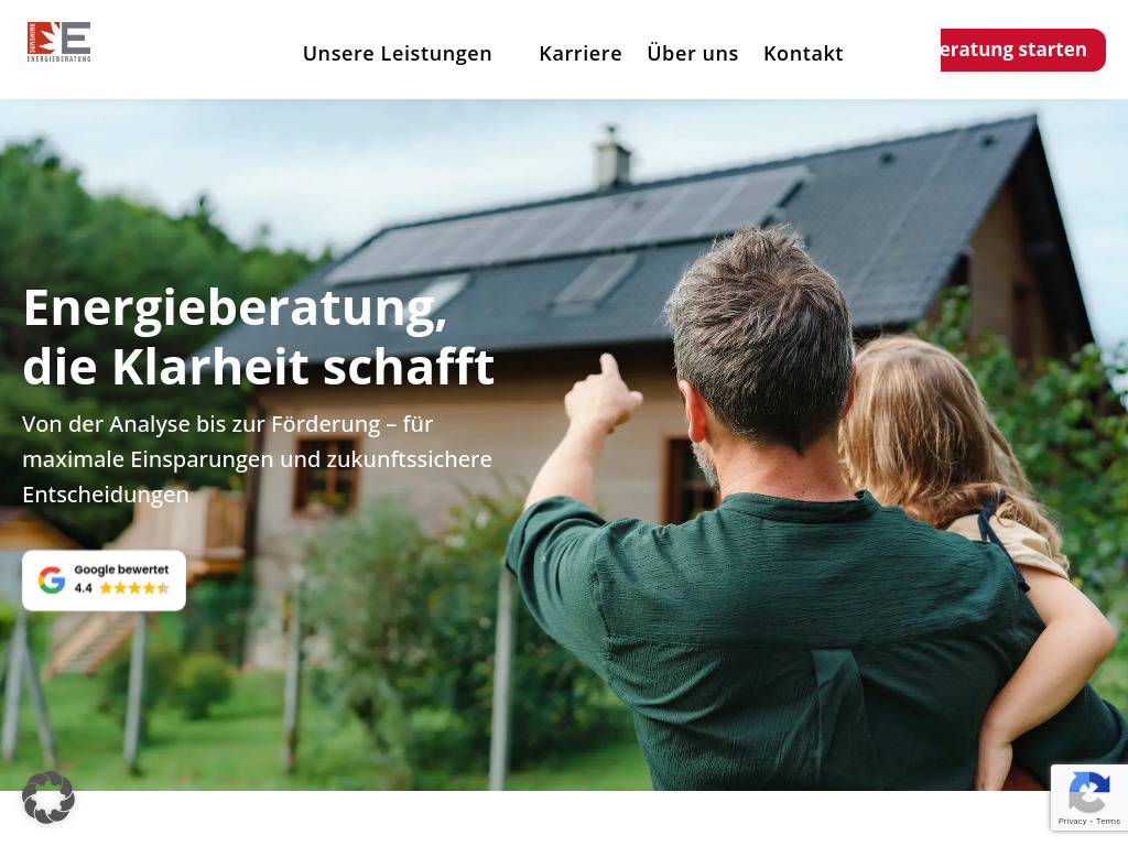 Website von Sunshine Energieberatung GmbH in Hannover
